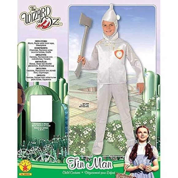LICENSED RUBIE'S Wizard of Oz Halloween Tin Man Costume SIZE LARGE 12-14 - Picture 1 of 4